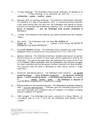 Form SC-6.4(B) Inventory of Special Conditions of Probation - Georgia (United States), Page 3
