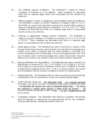 Form SC-6.4(B) Inventory of Special Conditions of Probation - Georgia (United States), Page 4