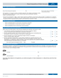 Form 50-117 Application for Religious Organization Property Tax Exemption - Texas, Page 2