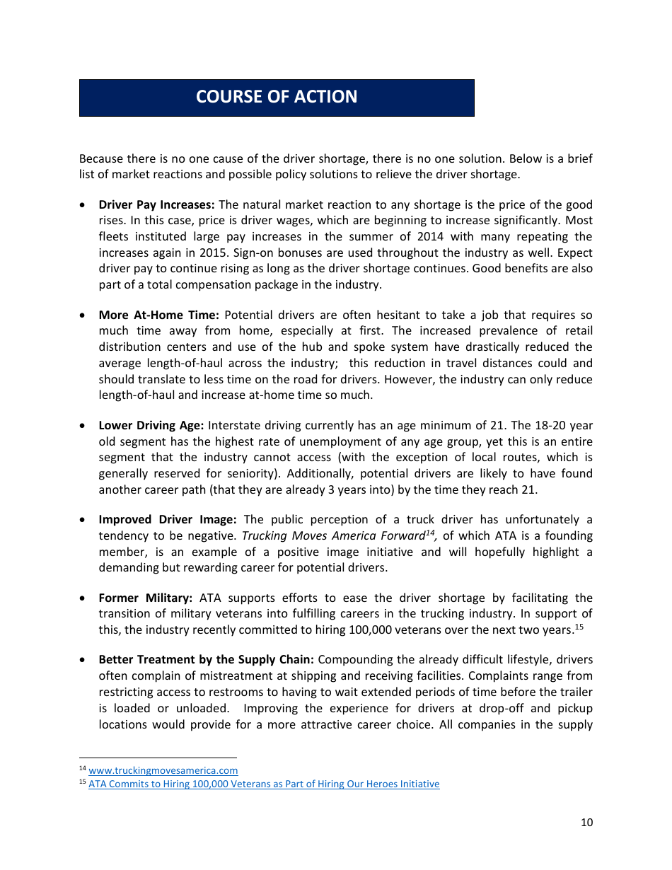 Truck Driver Shortage Analysis - Bob Costello, Rod Suarez, Page 11