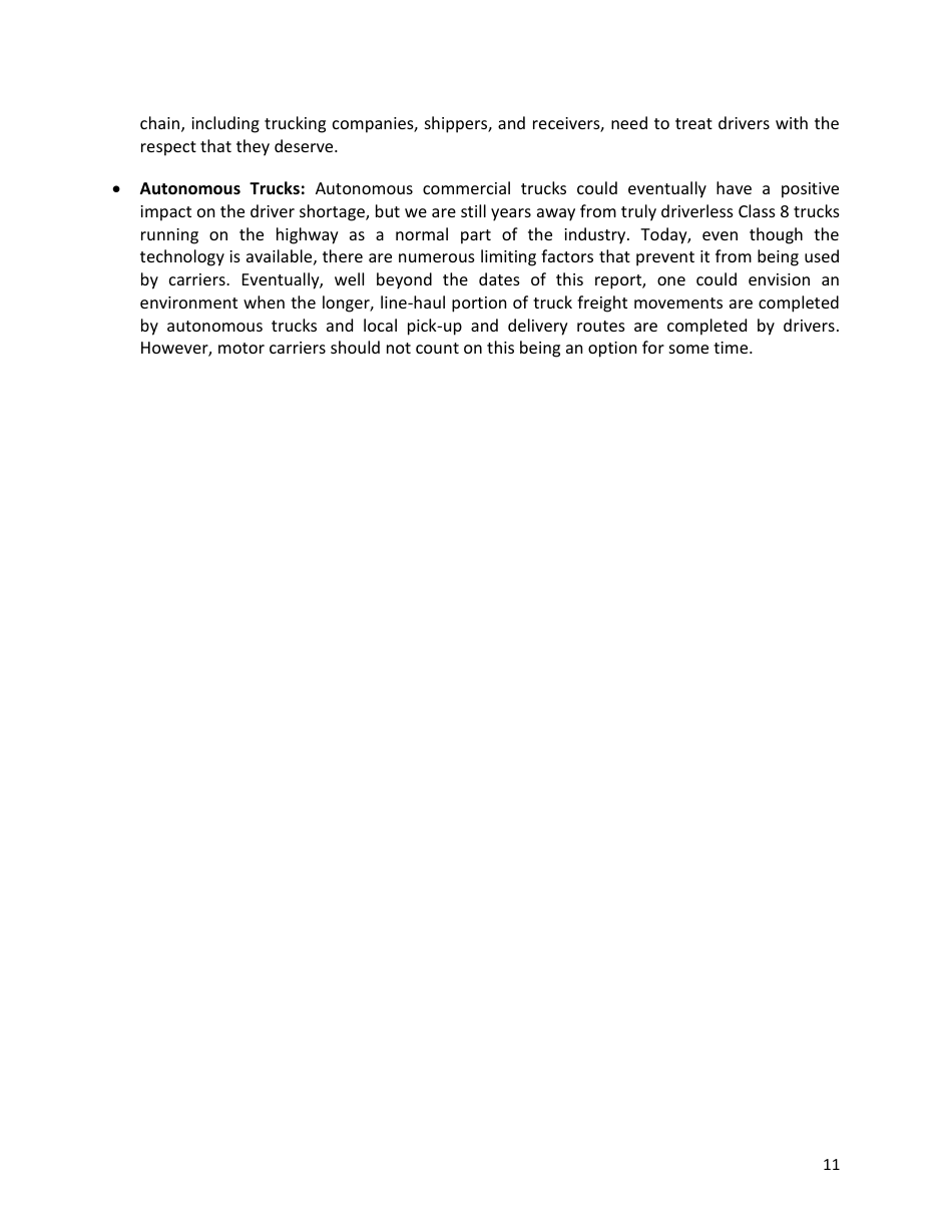 Truck Driver Shortage Analysis - Bob Costello, Rod Suarez, Page 12