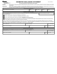 Document preview: Form VSA5 Odometer Disclosure Statement - Virginia