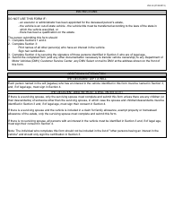 Form VSA24 Certification of Authority to Transfer Virginia Title - Virginia, Page 2