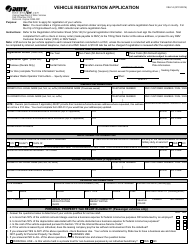 Document preview: Form VSA14 Vehicle Registration Application - Virginia