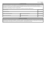 Form VSA66 Application for Transfer and Supplemental Liens - Virginia, Page 2