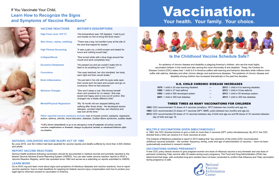 Vaccination. Your Health. Your Family. Your Choice.