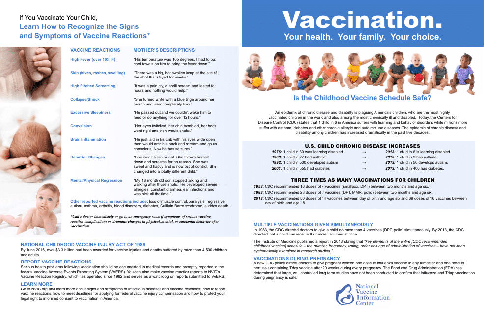 Vaccination. Your Health. Your Family. Your Choice.