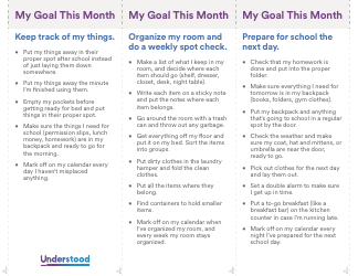 Goals Calendar Template, Page 15