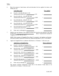 Form 133.27 Year-End Report of Sales of Federal Covered Securities by a Money Market Fund (Pursuant to 123.3) - Texas, Page 2
