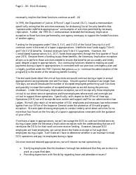 Contingency Plan Letter (Michelle King, Deputy Commissioner for Budget, Finance, and Management), Page 2