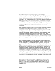 Form GAO-10-593T Debt Settlement: Fraudulent, Abusive, and Deceptive Practices Pose Risk to Consumers, Page 6