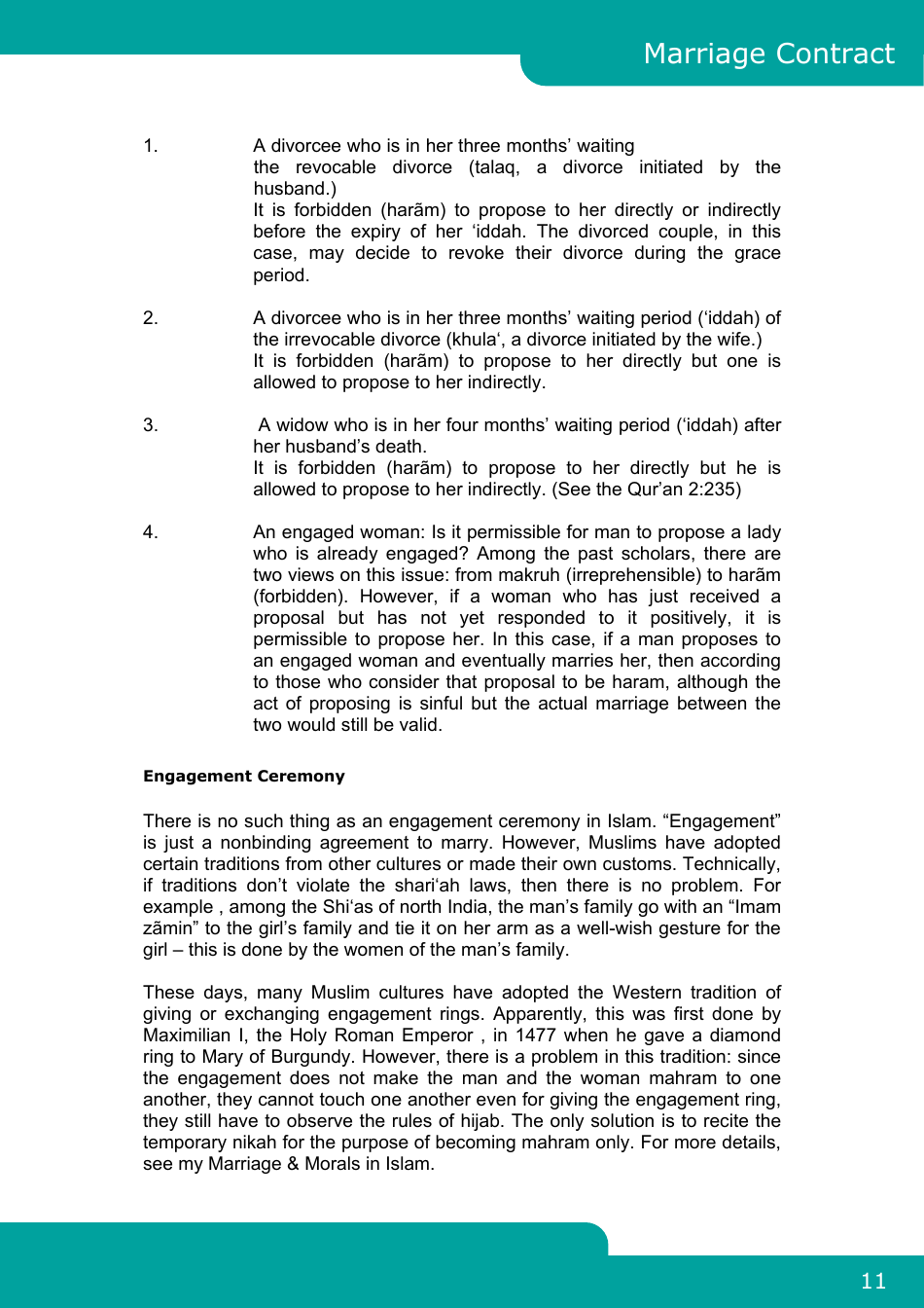 Islamic Marriage Contract Template, Page 11