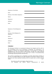 Islamic Marriage Contract Template, Page 5