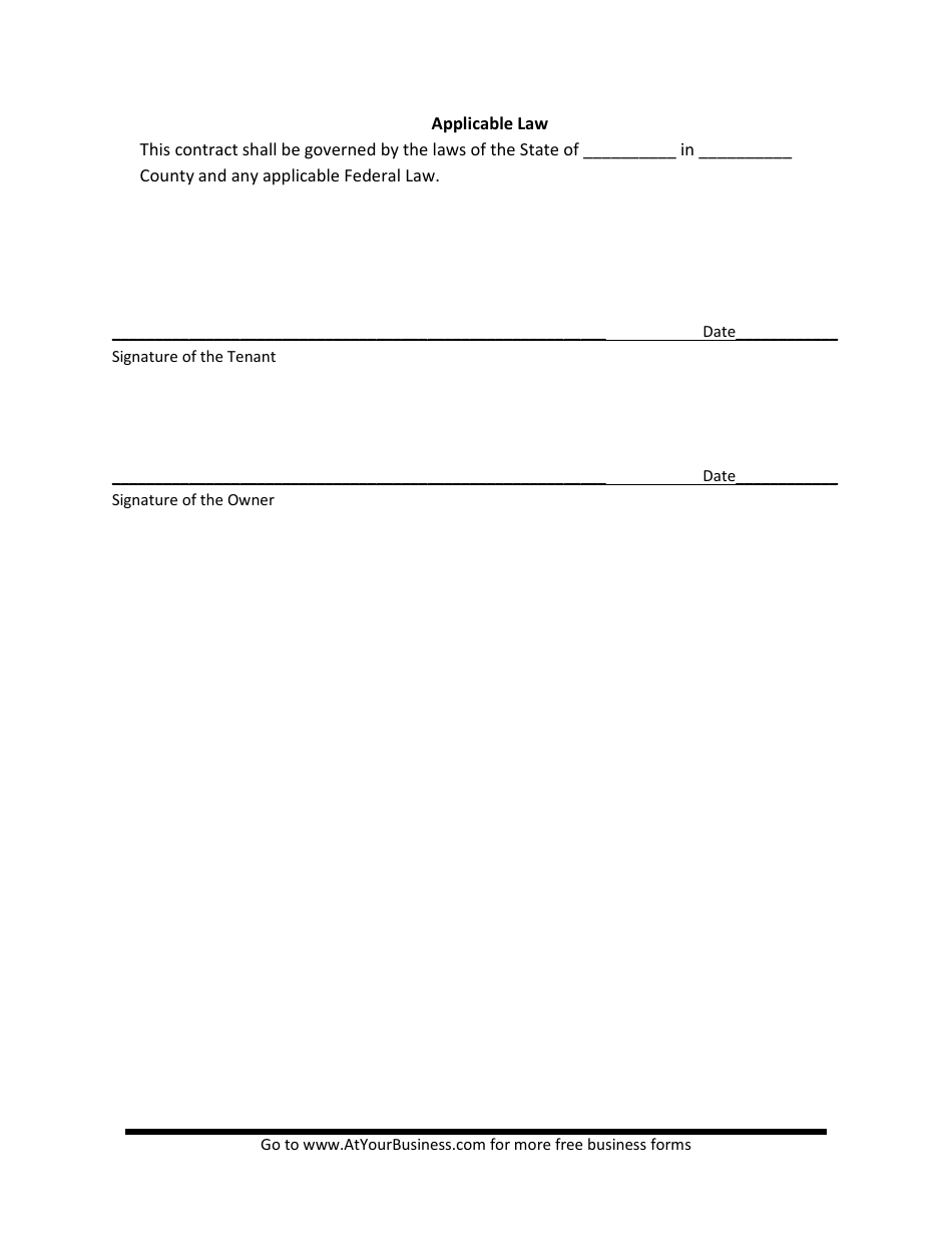 Lease Agreement Template - Lines, Page 15