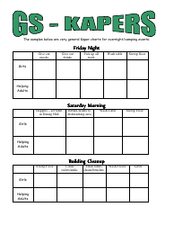 Camp Kaper Charts - Girl Scouts of the Usa, Page 3