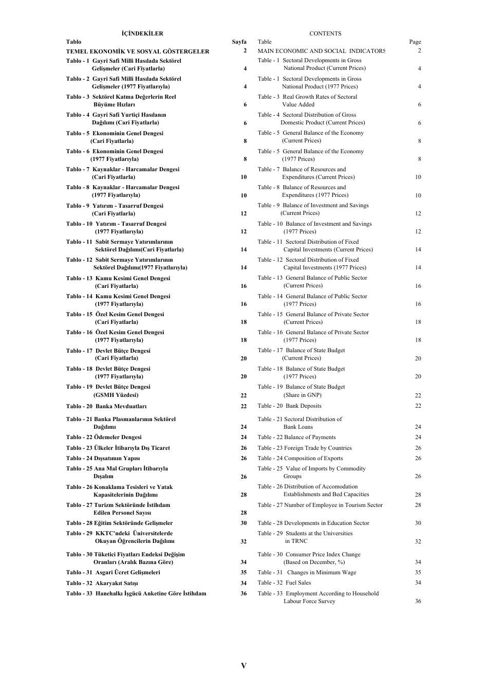 Economic and Social Indicators - State Planning Organization - Northern Cyprus, Page 5