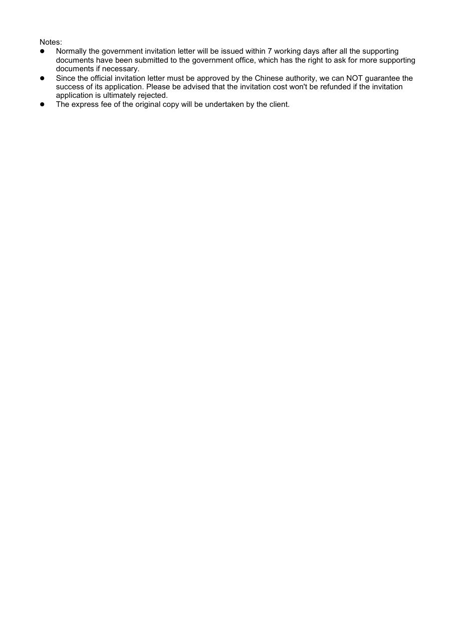 Visa Invitation Letter Application Form - Fill Out, Sign Online and ...