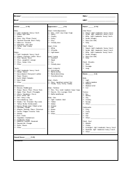 Document preview: Beer Tasting Sheet