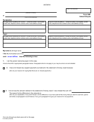 Document preview: Form 30B Default Dispute - Ontario, Canada