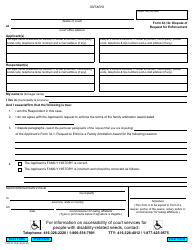 Document preview: Form 32.1A Dispute of Request for Enforcement - Ontario, Canada