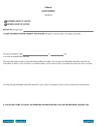 Document preview: Form 6A Advertisement - Ontario, Canada