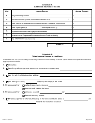 Form 13 &quot;Financial Statement (Support Claims)&quot; - Ontario, Canada, Page 7