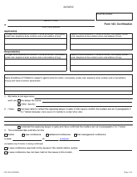 Document preview: Form 14c Confirmation - Ontario, Canada