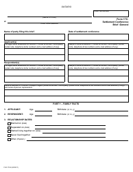 Document preview: Form 17c Settlement Conference Brief - General - Ontario, Canada