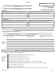 Form 6b Affidavit of Service Sworn/Affirmed - Ontario, Canada