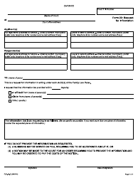 Document preview: Form 20 Request for Information - Ontario, Canada