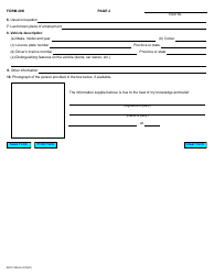Form 20K Identification Form - Ontario, Canada, Page 2