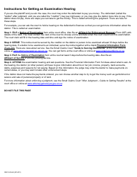 Document preview: Form 20H Notice of Examination - Ontario, Canada