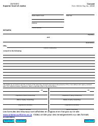 Document preview: Form 13B Consent - Ontario, Canada