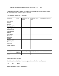 Residual Functional Capacity Form - Ssa Listed Disorders, Page 11