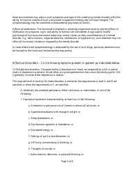 Residual Functional Capacity Form - Personality Mental Disorder, Page 3