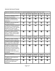 Residual Functional Capacity Form - Adult Anxiety Related Mental Disorder, Page 5