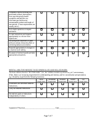 Residual Functional Capacity Form - Adult Anxiety Related Mental Disorder, Page 7
