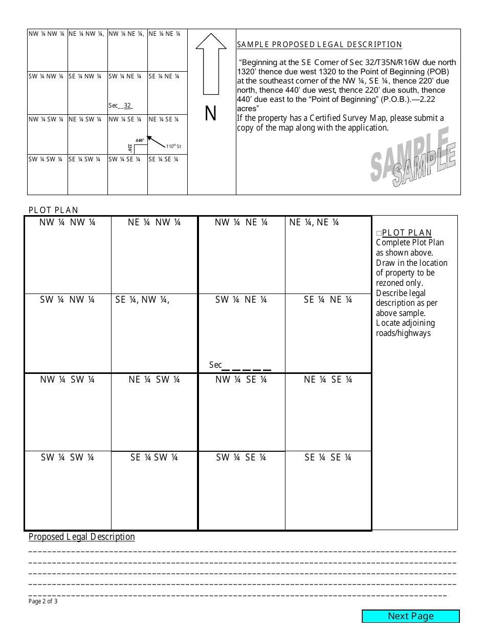 Polk County District Change Application - Polk County, Wisconsin, Page 2