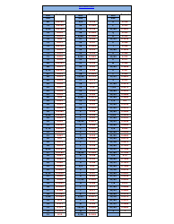 Document preview: Drill Size Chart