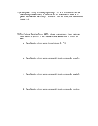 Compound Interest Practice Worksheet, Page 3