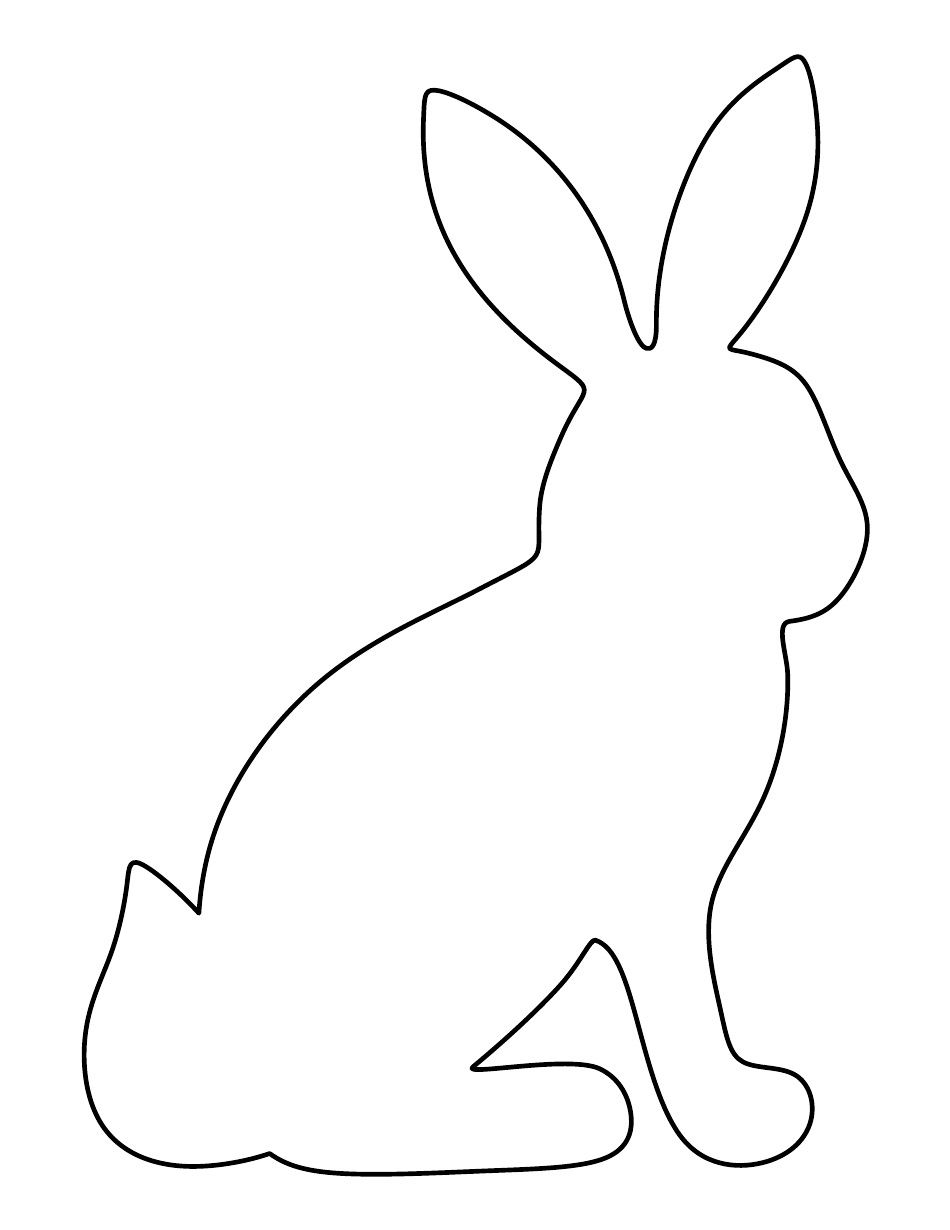 Adorable paper rabbit template with step-by-step instructions