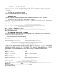 Statutory Power of Attorney Form - Different Points - Colorado, Page 3