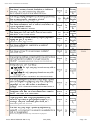 Form DHCS7098 H Staying Healthy Assessment: Adult - California (Tagalog), Page 2