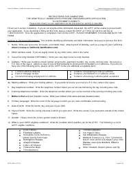 Form DHCS4000 A Genetically Handicapped Persons Program (Ghpp) Application to Determine Eligibility - California, Page 4