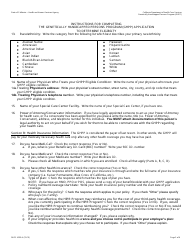 Form DHCS4000 A Genetically Handicapped Persons Program (Ghpp) Application to Determine Eligibility - California, Page 5