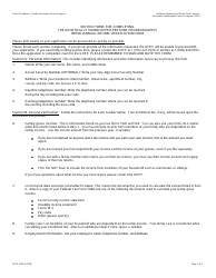 Form DHCS4000 A Genetically Handicapped Persons Program (Ghpp) Application to Determine Eligibility - California, Page 9