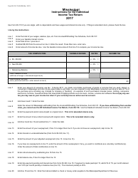 Form 80-110-17-8-1-000 Ez Individual Income Tax Return - Mississippi, Page 2