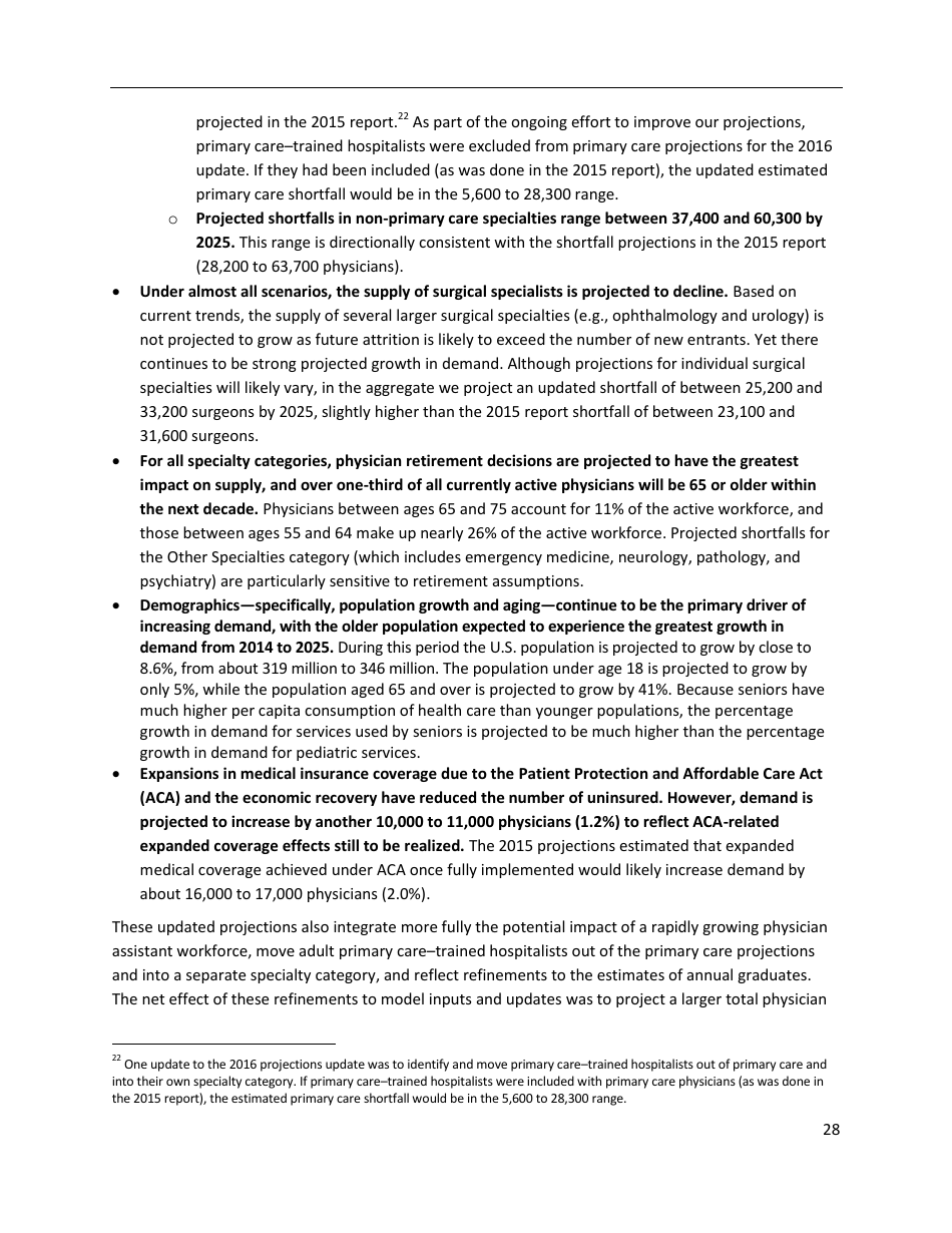 The Complexities of Physician Supply and Demand: Projections From 2014 to 2025 - Ihs Inc., Page 38