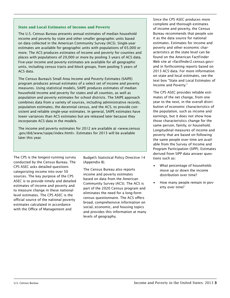 Income and Poverty in the United States, Page 11