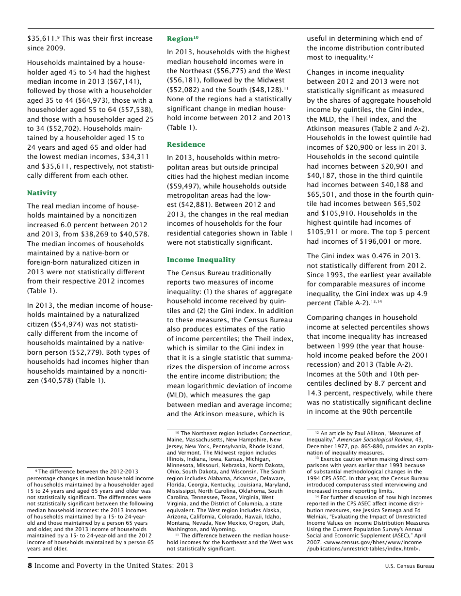 Income and Poverty in the United States, Page 16